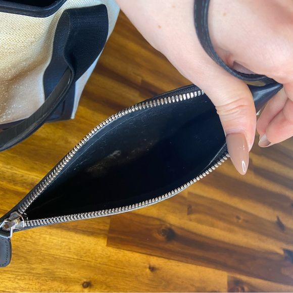 Balenciaga Paris Tote Bag Handbag Black and Cream Authentic - Picture 9 of 12